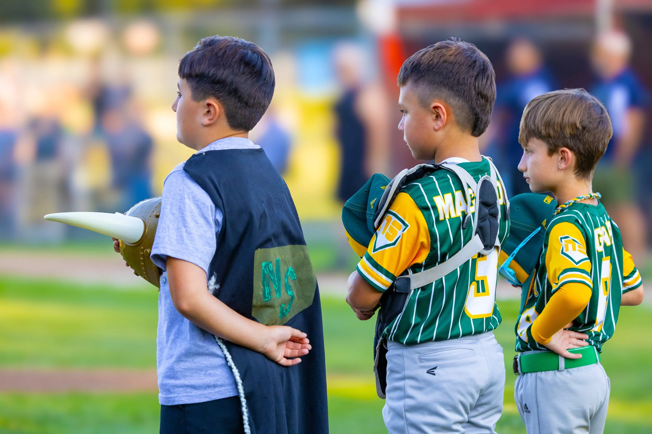 Action shot of young athlete during a game